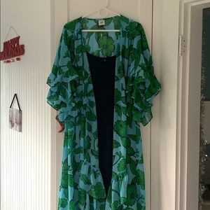 Cabi wrap dress with slip